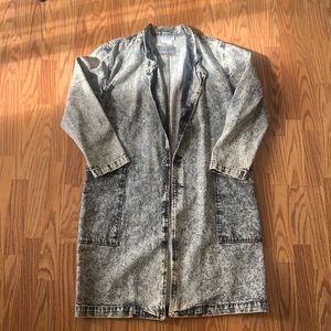 Made in the Shade Vintage Dusted Denim duster